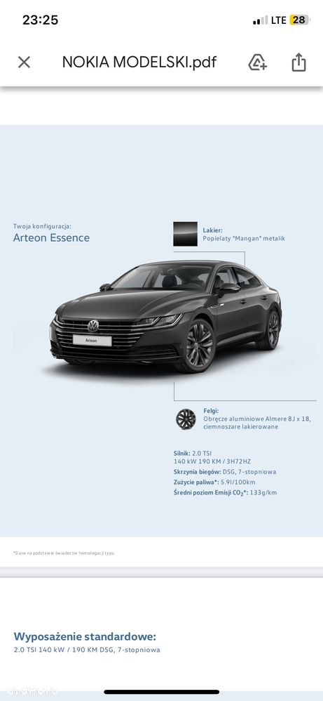 Volkswagen Arteon 2.0 TSI Essence DSG - 7