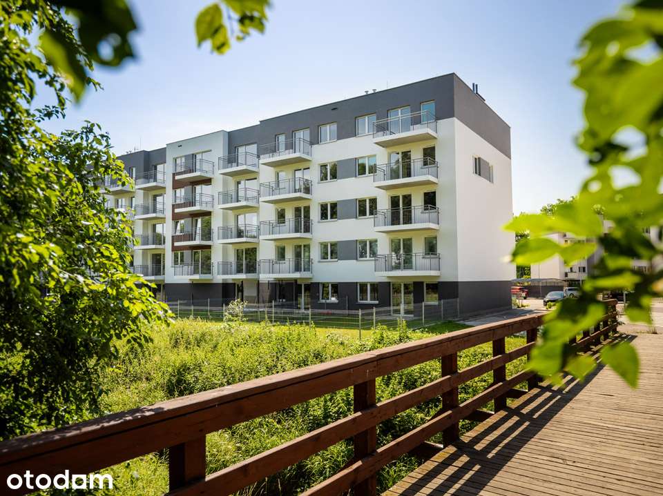 Gotowe do odbioru/Widok na rzekę/ duży balkon 5.5 m2/ 41 m2