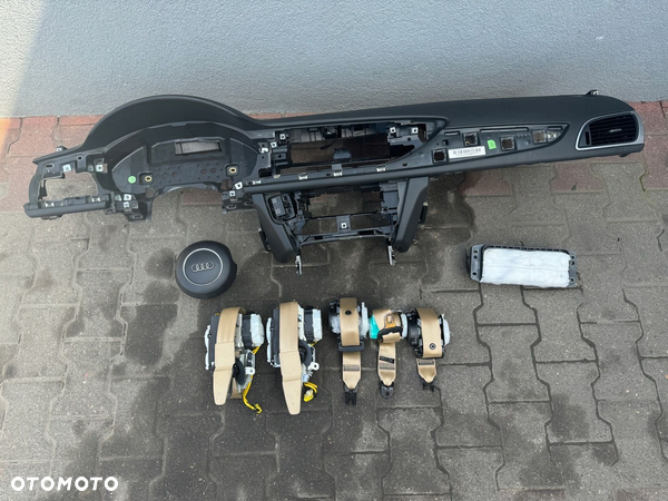 AUDI A6 C7 DESKA KONSOLA KOMPLET AIRBAG ORYGINAŁ