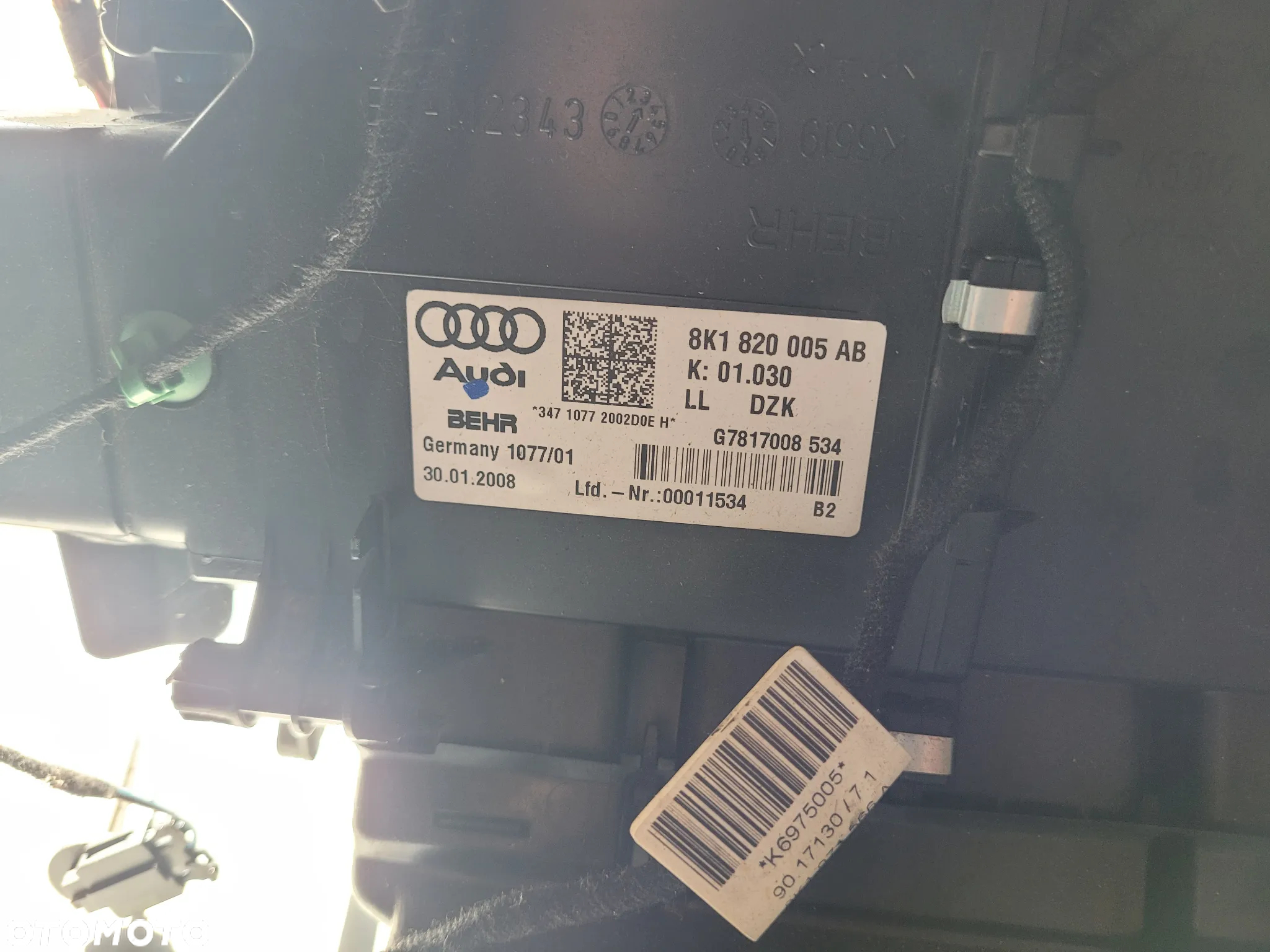 AUDI A4 B8 A5 8T NAGRZEWNICA KOMPLETNA EU 8K1820005AT 8K1820005AB - 7