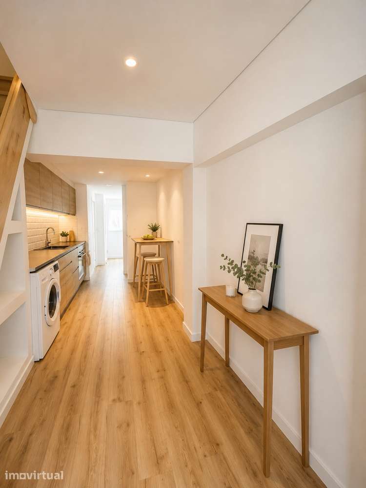 Apartamento T2 Duplex com Terraço em Lisboa - Grande imagem: 5/19