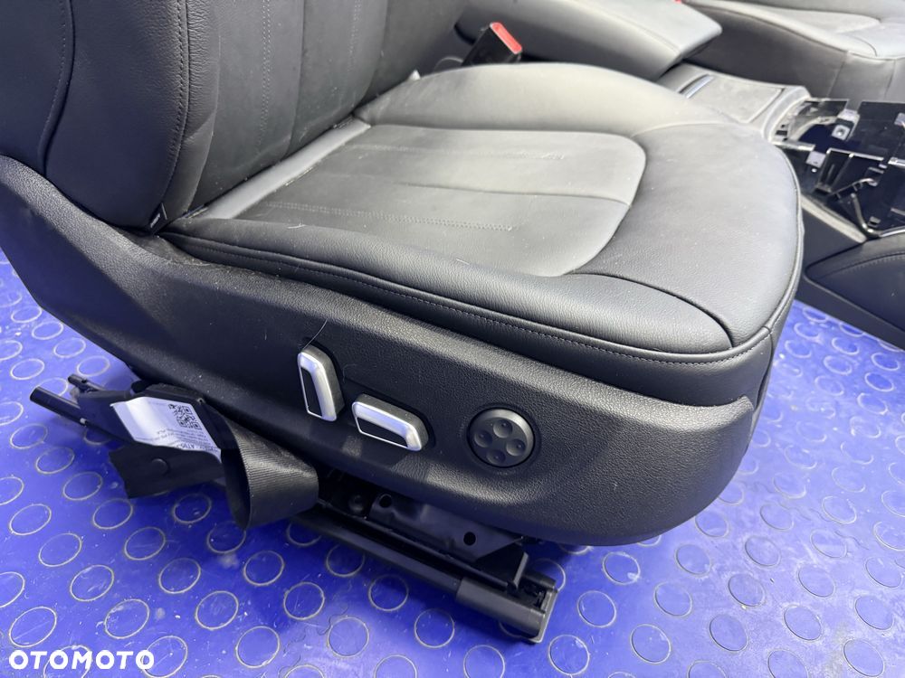 KOMPLET foteli skórzanych elektrycznie regulowane AUDI A7 C7 IDEALNE - 7