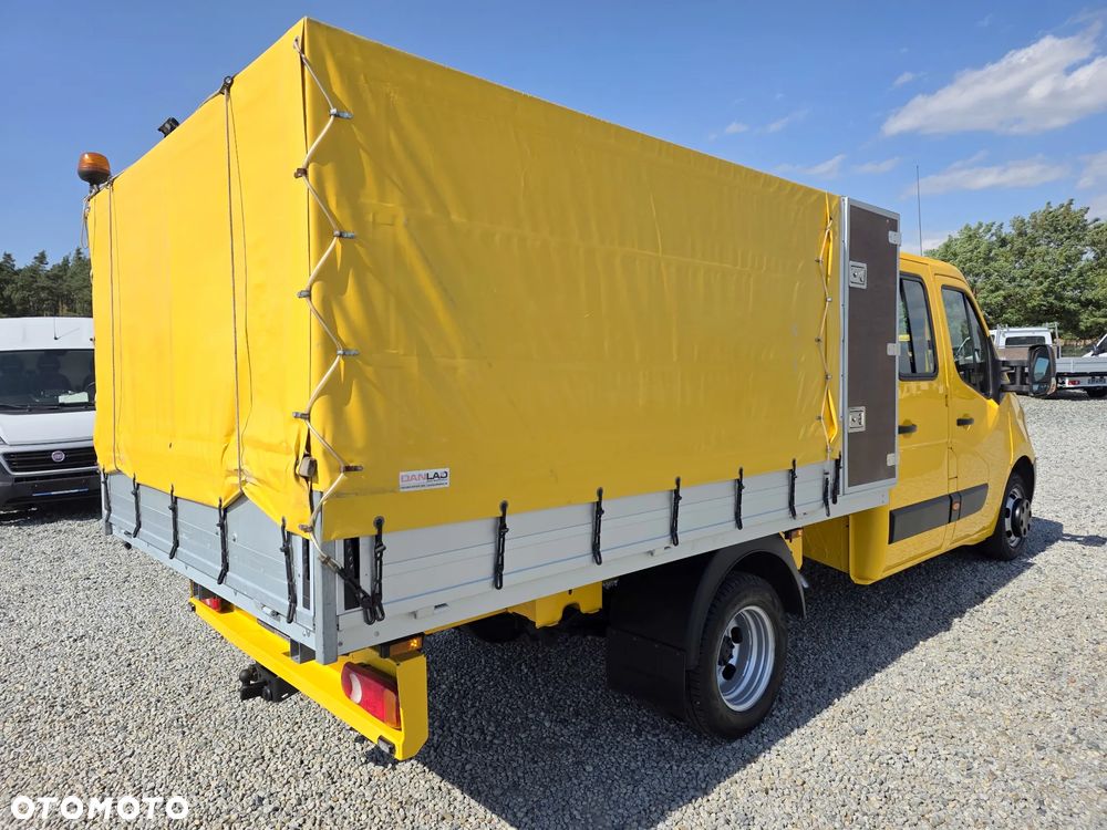 Renault MASTER 2,3 DCI 145 KONNA DOKA BRYGADÓWKA 7 OSOBOWA 3,2M SKRZYNIA KLIMA WEBASTO KAMERA 121T/KM PRZEBIEGU GWARANCJA BLIŻNIAKI DO 3,5T - 5