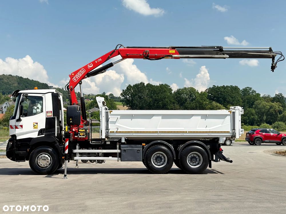 Renault C 380 * WYWROTKA 5,20 m + FASSI F175A.0.22 + PILOT + BORDMATIC *6x4 - 8