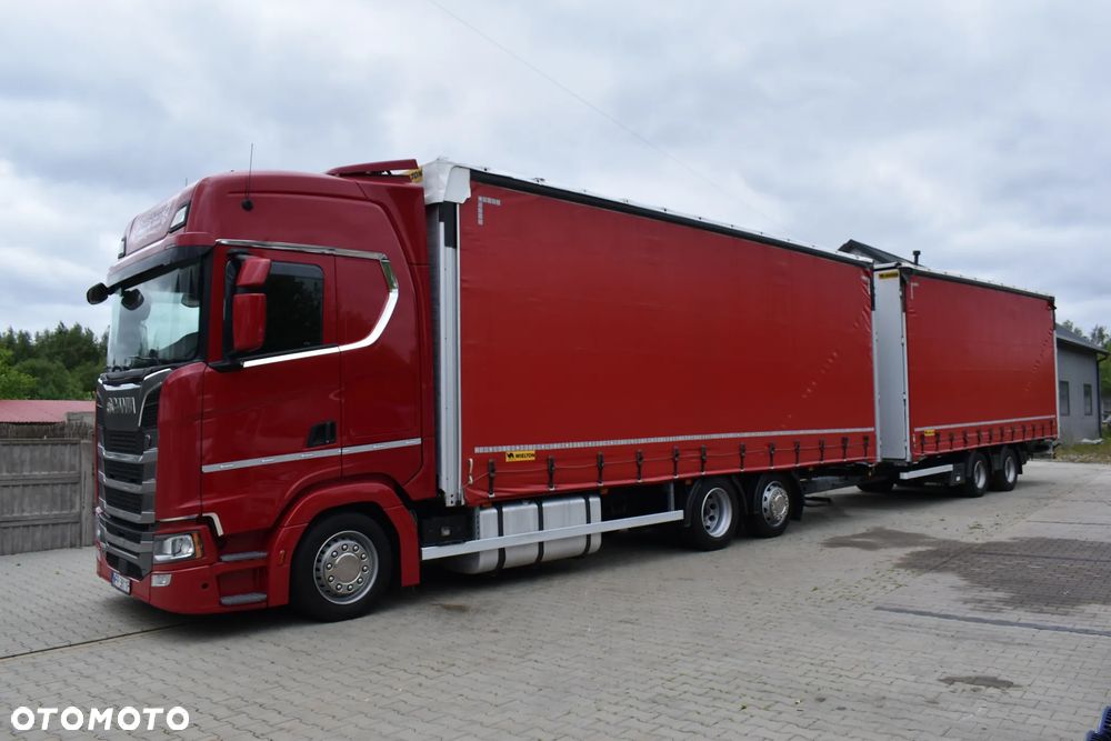 Scania S500 Tandem 2021 + Wielton | Zestaw przestrzenny |Podnosz - 3