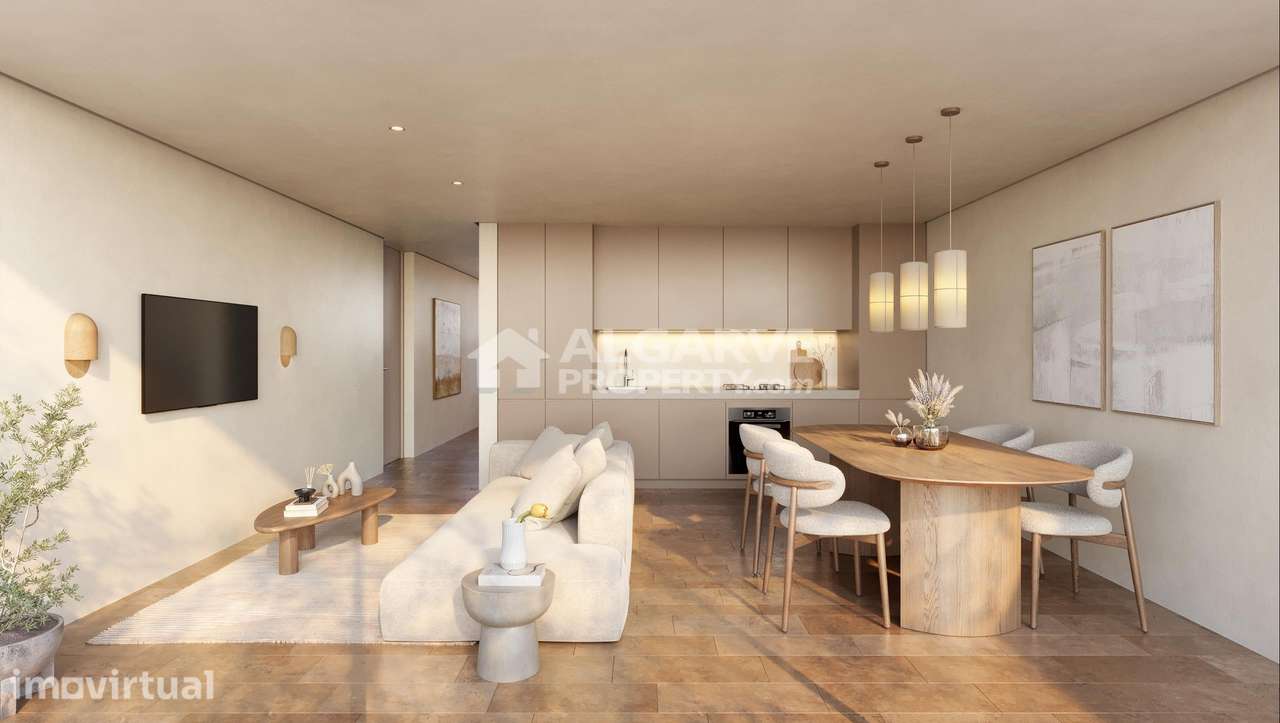 Apartamento de Luxo T1 com Vista Mar à Venda em Resort no Algarve - Grande imagem: 4/14