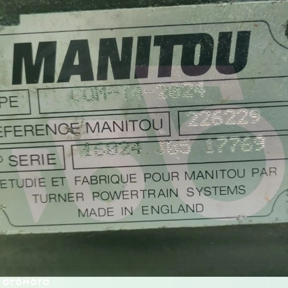 Skrzynia biegów Turner Powershift CKA70678 226229 Manitou MLT845-120 - 9