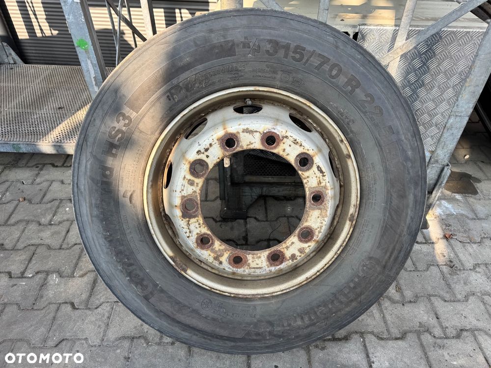 Kompletne koło, felga, opona Continental 315/70 R22,5 - 1