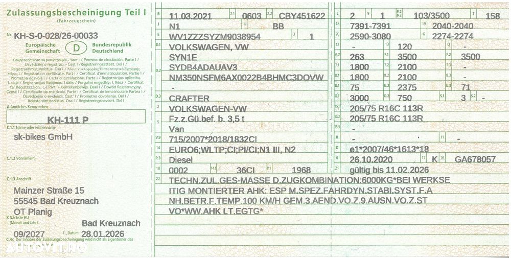 Volkswagen CRAFTER - 20