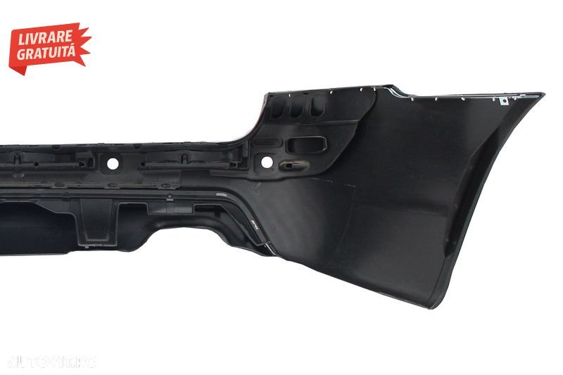 Bara spate cu Toba Ornament Evacuare Fibra Carbon Mat BMW Seria 5 E61 Touring (200- livrare gratuita - 5