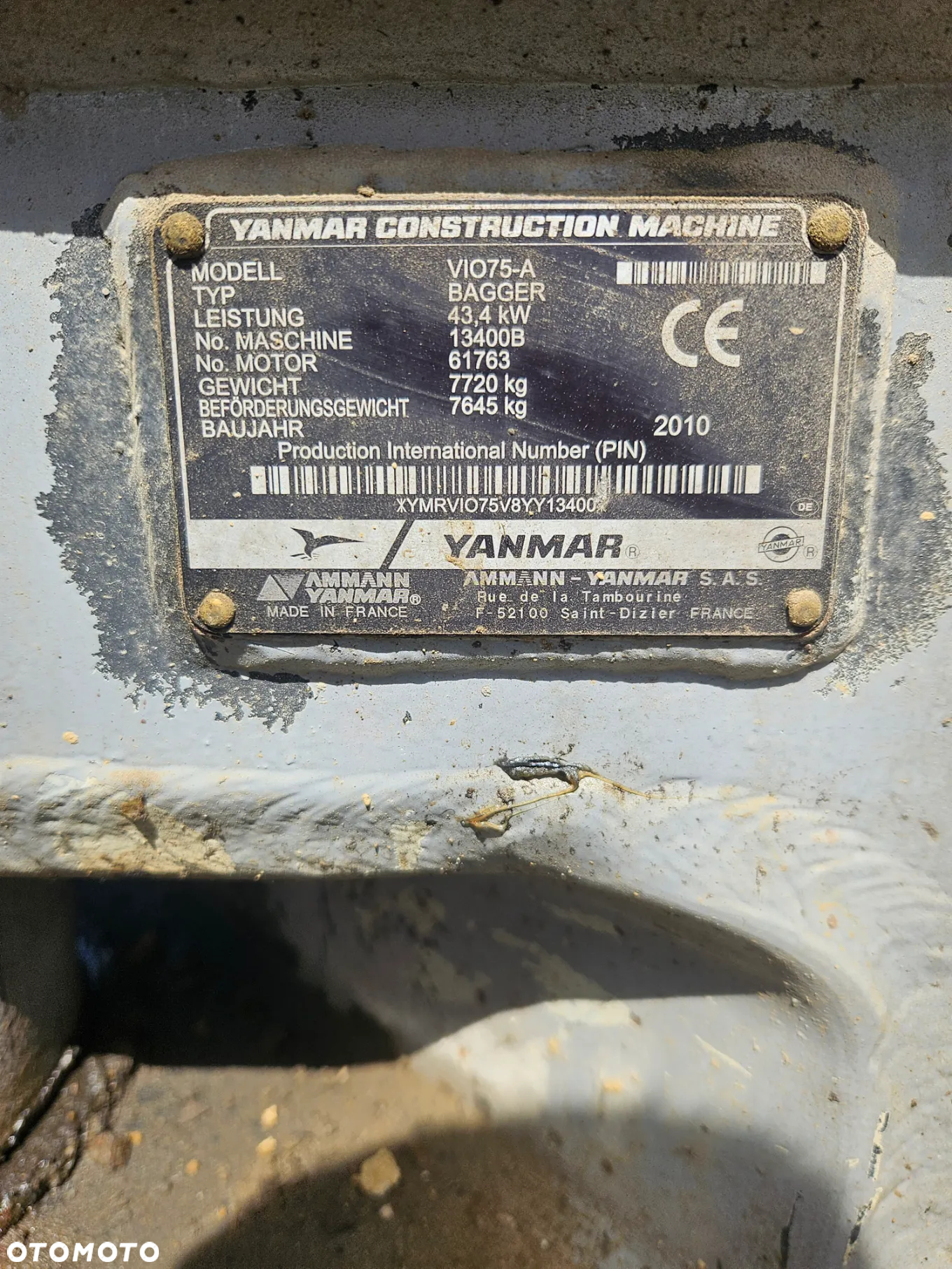 Yanmar Vio75A - 8