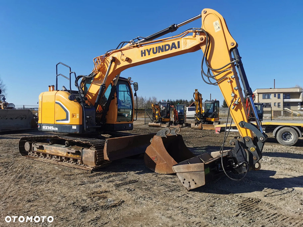 Hyundai HX145 LCR 2 łyżki w komplecie skarpowa hydrauliczna i kopiąca