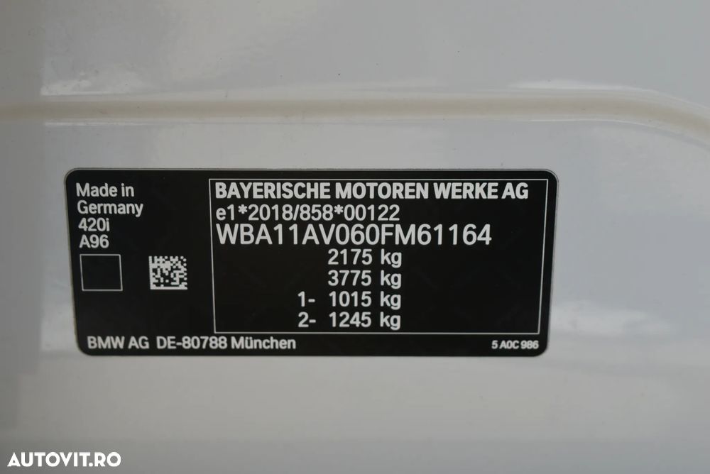 BMW Seria 4 420i AT - 25