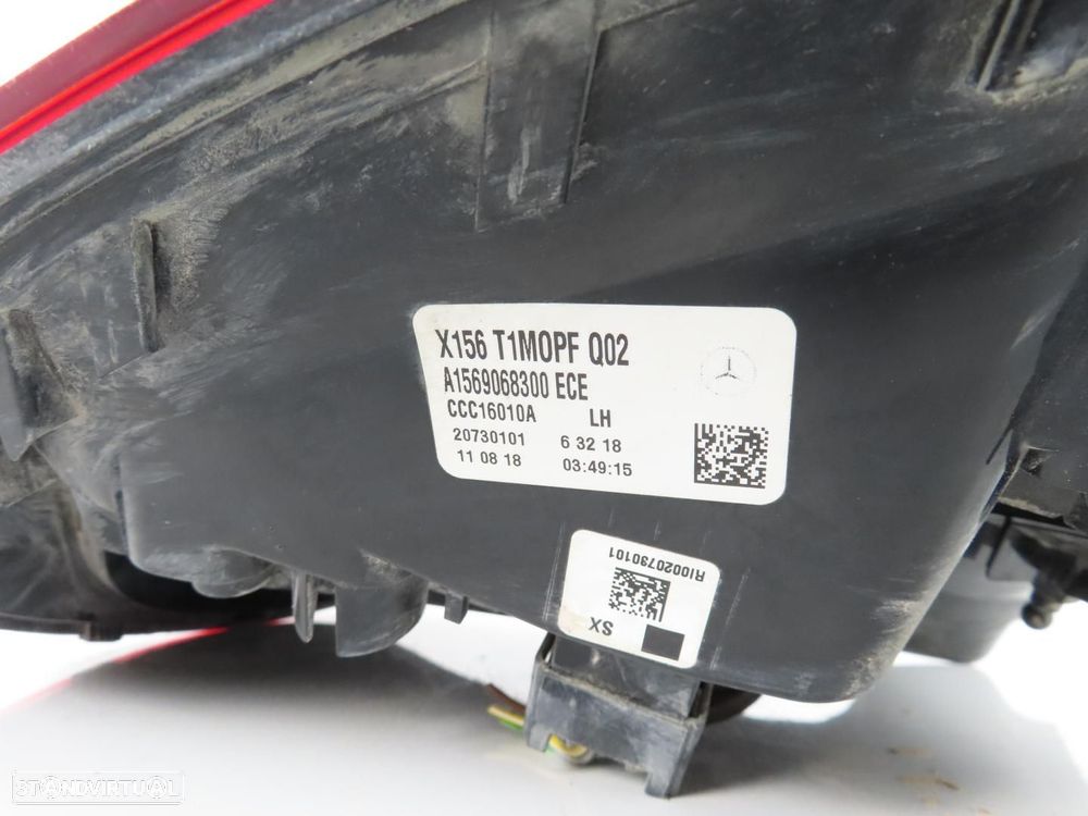 Farolim LED Esquerdo/Trás Usado / Original MERCEDES-BENZ GLA-CLASS (X156) A15659... - 5