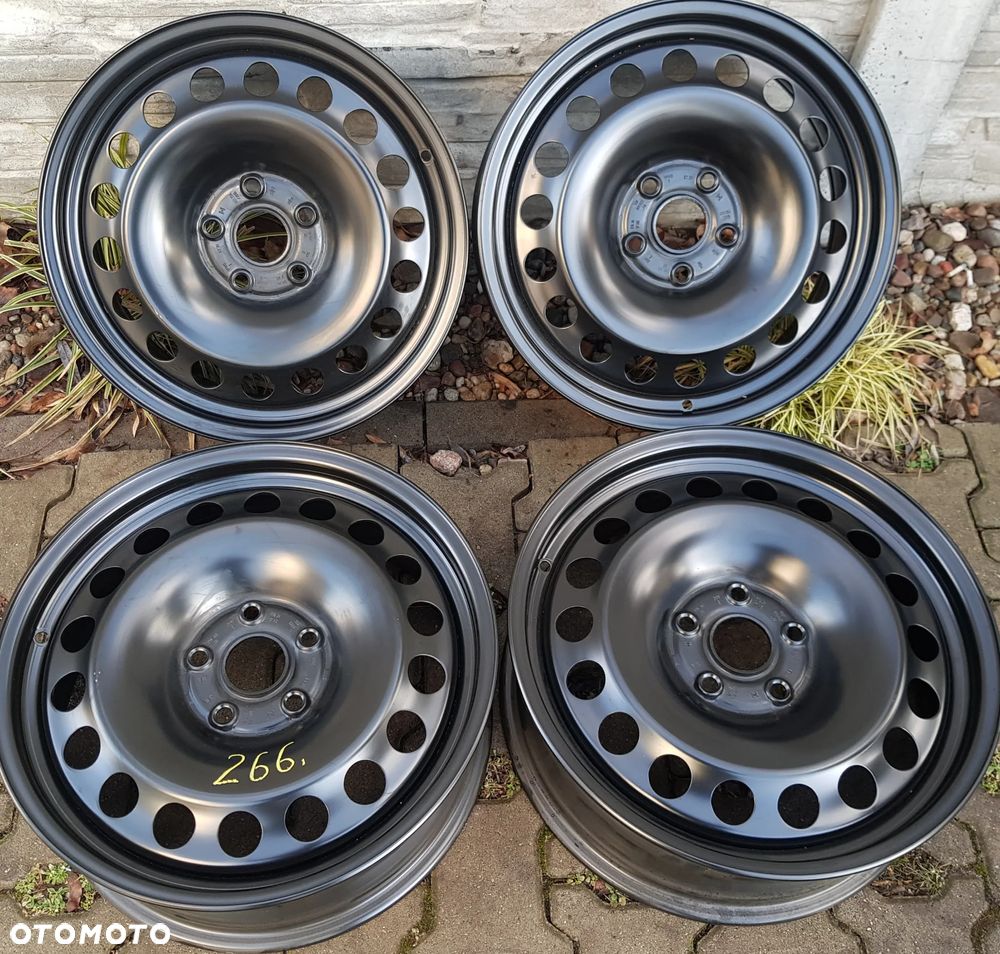 4x 6,5x17 ET38 5x112 Nowy komplet felg stalowych VW,SKODA,AUDI, SEAT - 1