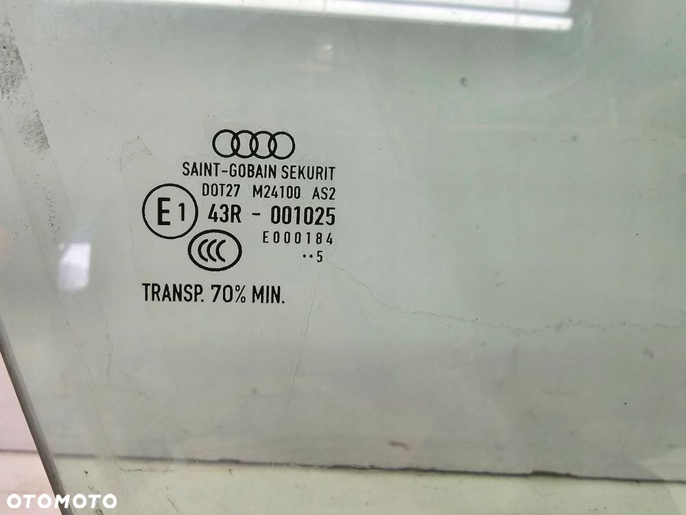 SZYBA BOCZNA DRZWI PRAWY PRZÓD AUDI A3 8V4 SPORTBACK 2015R - 4