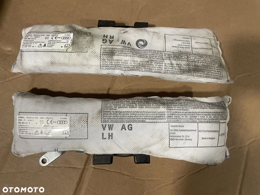 Audi A6 A7 C8 poduszka airbag fotela prawa,lewa przód - 1