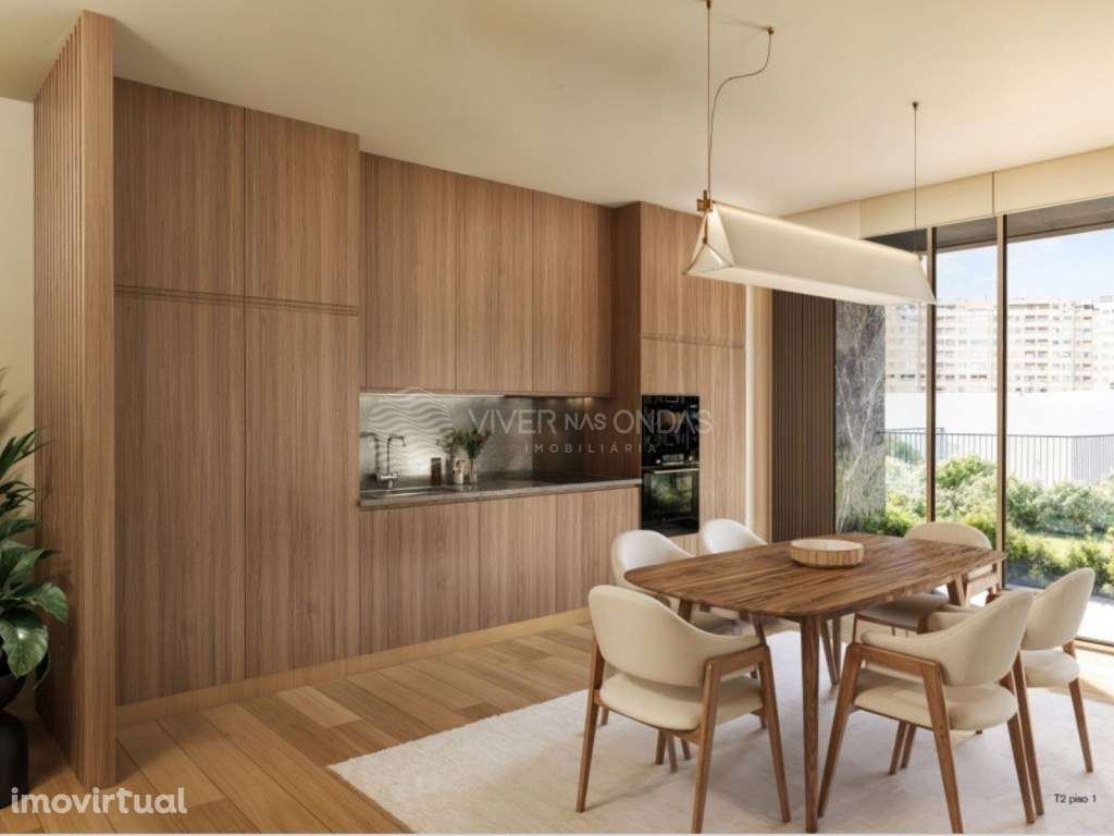 T1 de Luxo com 59m² | Parqueamento |Matosinhos Sul - Grande imagem: 3/37
