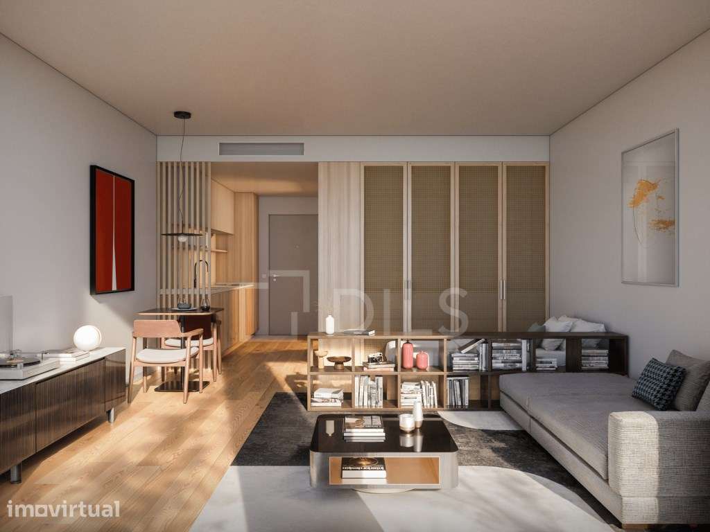 Apartamento T0 com terraço em novo empreendimento nas Avenidas Novas - Grande imagem: 3/34