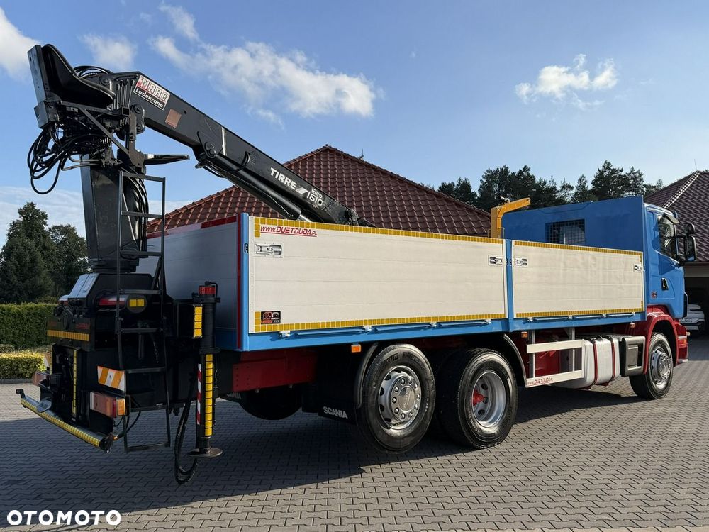 Scania R 400 LB 6x2 HDS Budowlanka Widły Oś Skrętna Super Stan - 20