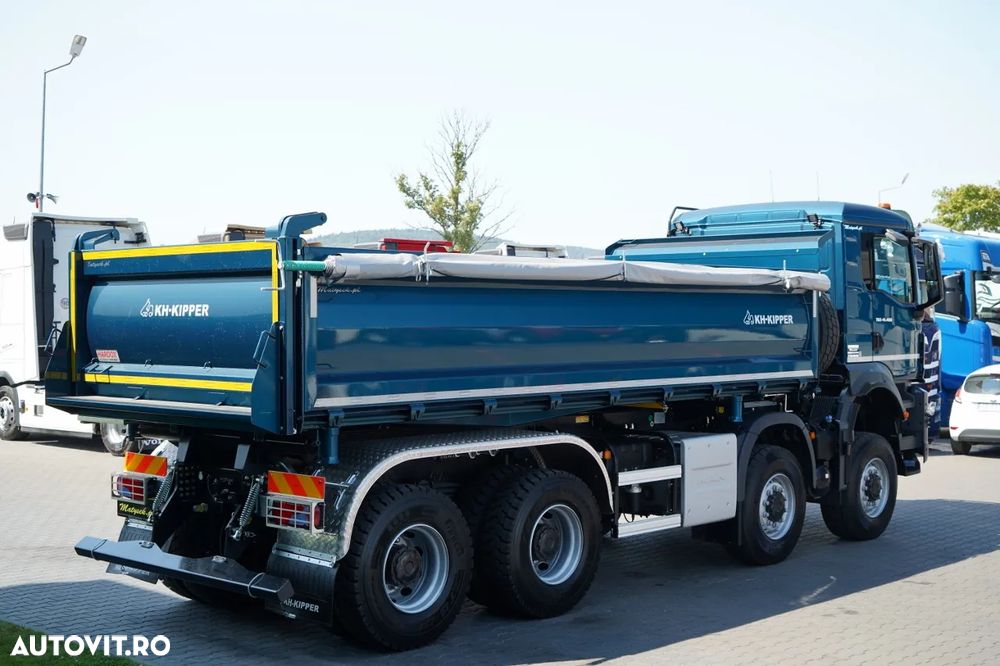 MAN TGS 41.480 / 8x8 / BASCULANĂ SPATE / MANUAL / NOU NOU / KH-KIPPER / - 20