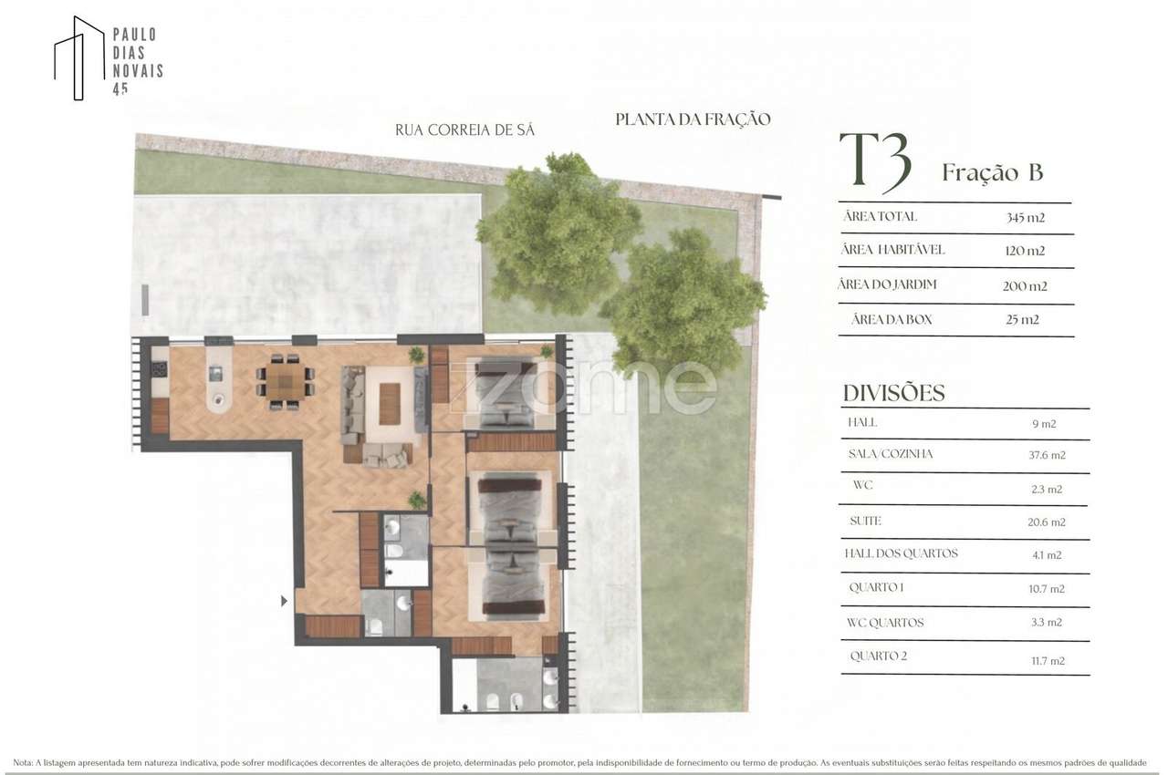 Apartamento T3 ao Parque Cidade Porto Jardim 200 m2 B - Grande imagem: 5/26