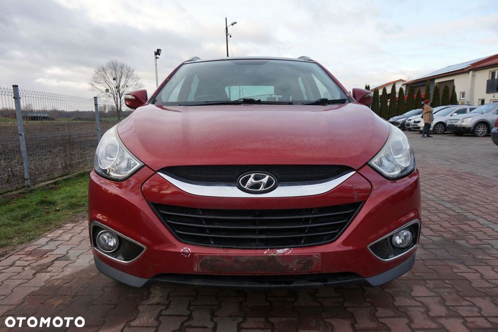 MASKA ZDERZAK BŁOTNIKI LAMPY IX35 I AA1 A0  HYUNDAI 2009-2015 CZERWONY (INFRA RED) PRZÓD KOMPLETNY - 1