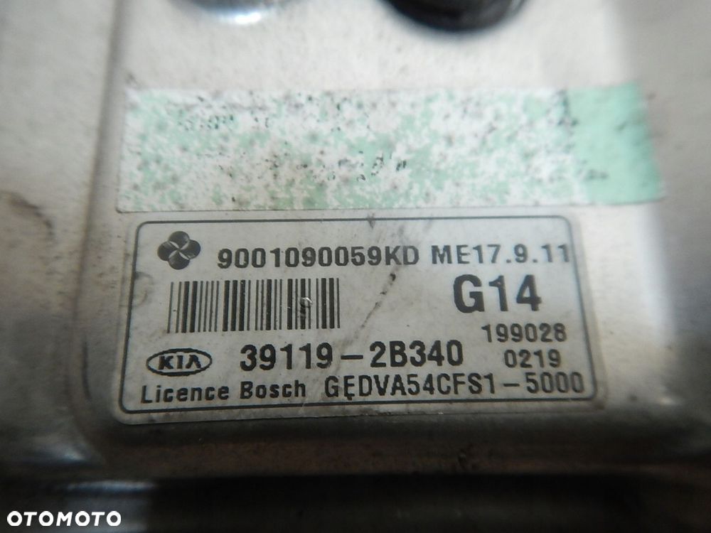 komputer sterownik silnika kia ceed i lift 1.4 39119-2b340 - 4