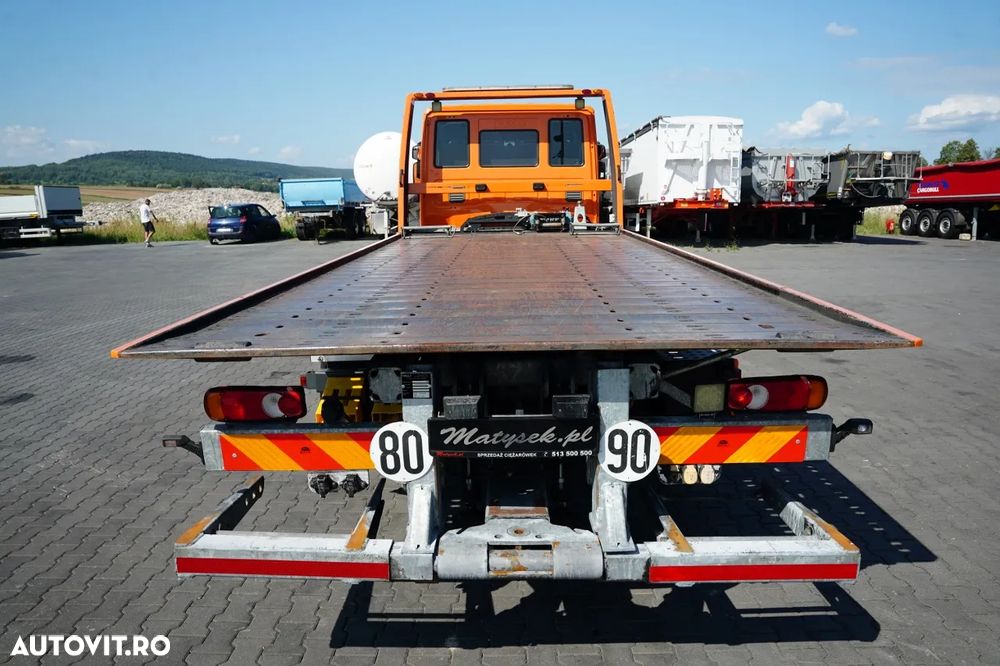 Iveco EUROCARGO / REMORCA AUTO HIDRAULICĂ / PLATFORMĂ - 6 M / REMORCA DUPĂ CU 6 LOCURI / TRONIU / EURO 6 - 22