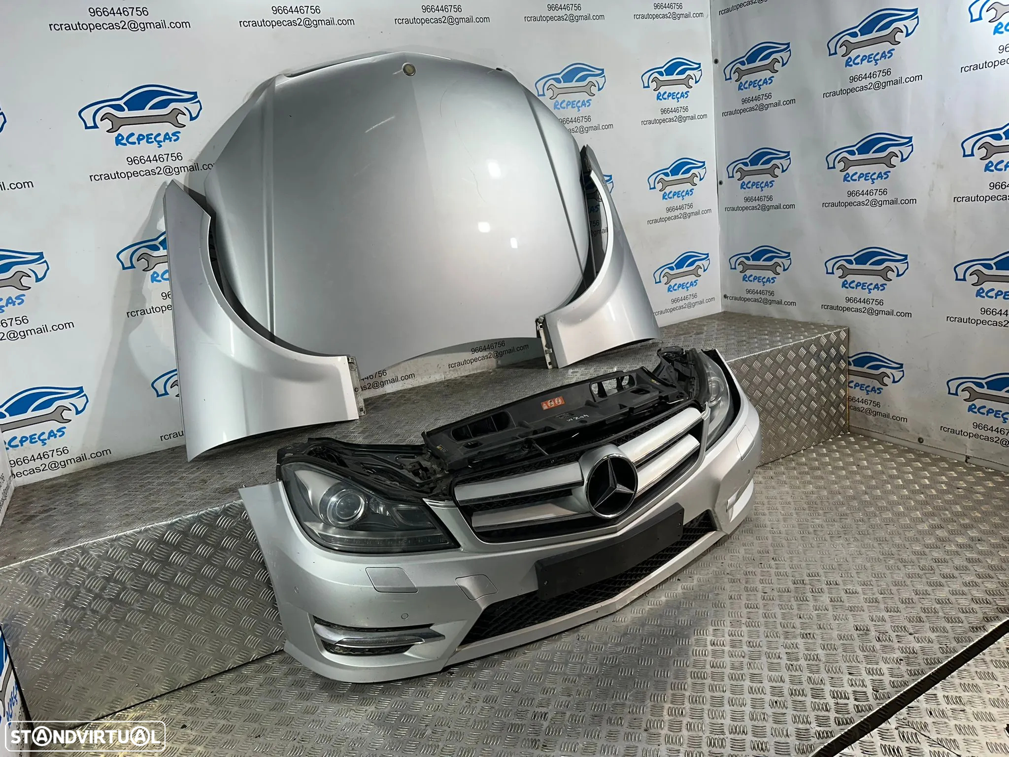 .Frente Completa Xenon AMG Mercedes Benz W204 C220 Facelift Diesel 651.911 2006 - 2014 - 3