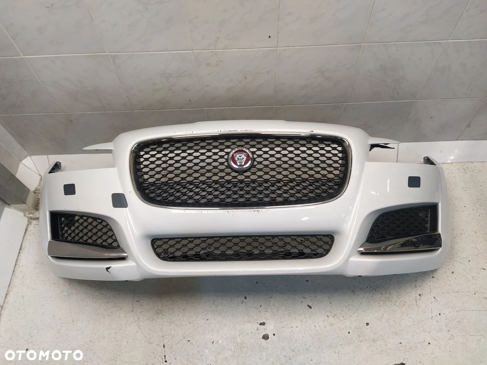 JAGUAR XF X260 ZDERZAK PRZÓD PRZEDNI KOMPLETNY SPRYSKIWACZE GRILL ATRAPA CHŁODNICY ZNACZEK ORYGINAŁ - 7