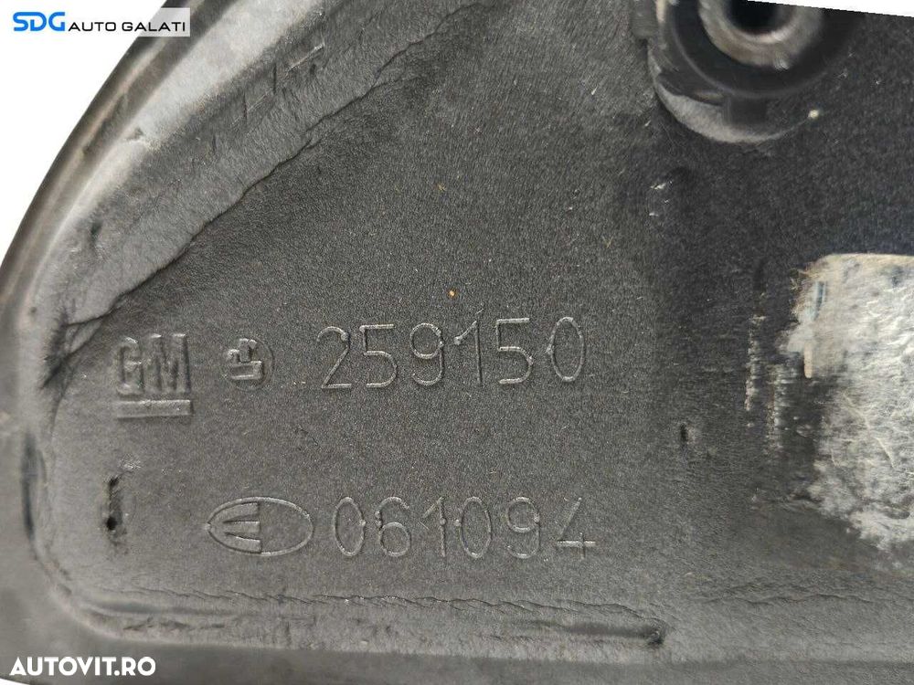 Oglinda Dreapta Electrica Opel Astra G 1998 - 2004 Cod 259150 061094 010534 Culoaere Argintiu [LR1523] - 9