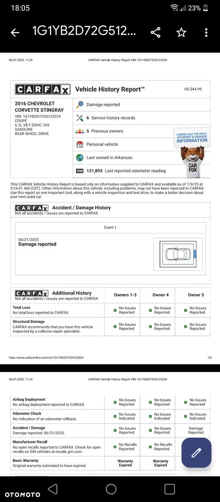 Chevrolet Corvette Stingray 2LT 6.2 V8 Automatik - 24