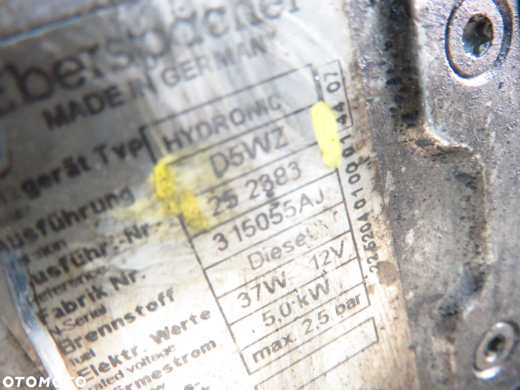 WEBASTO MAZDA 5 (CR19) 252383 D5WZ DIESLA - 9