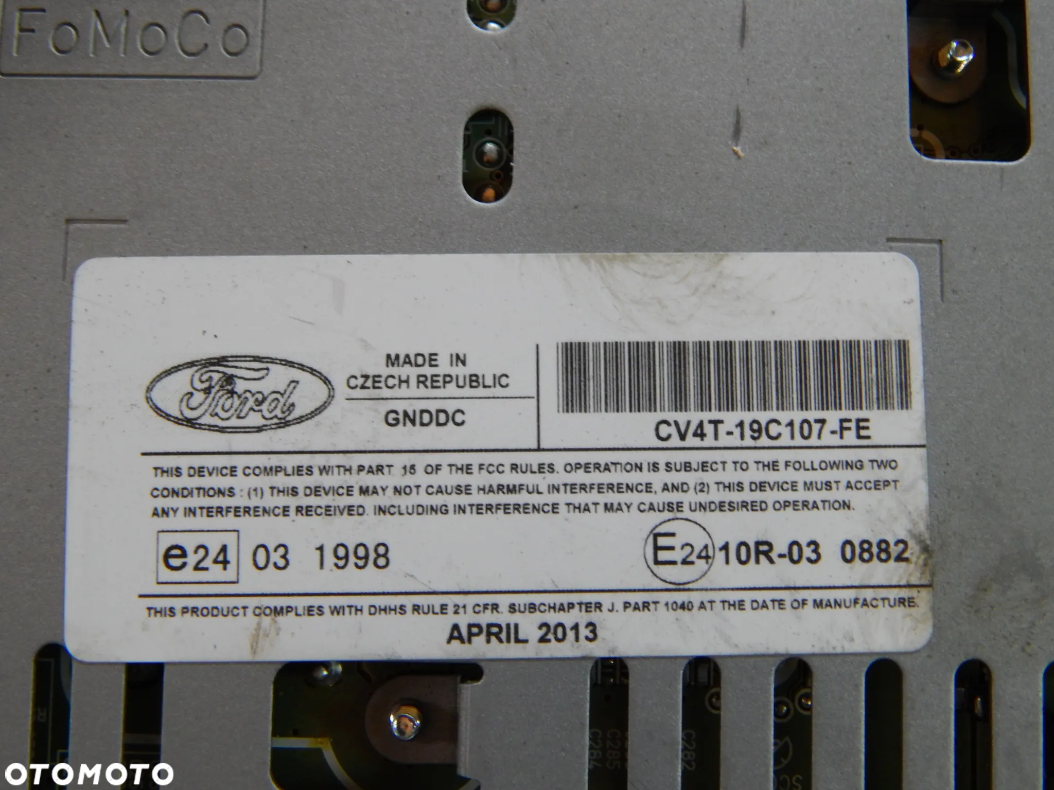 Radio wyświetlacz panel przełacznik moduł Ford KUGA Mk2 escape modneo focus connect 13-19  Łuków części - 12