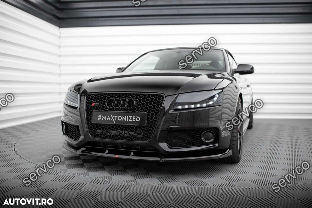 Prelungire bara fata Audi S5 A5 S-Line 8T 2007-2011 v19 Maxton Design - 4