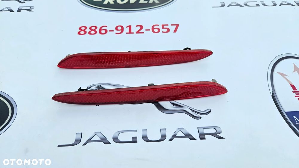 Jaguar XJ 351 Odblask zderzaka tylnego Odblask tył lewy prawy Obrysówka lewa prawa USA Czerwona - 1