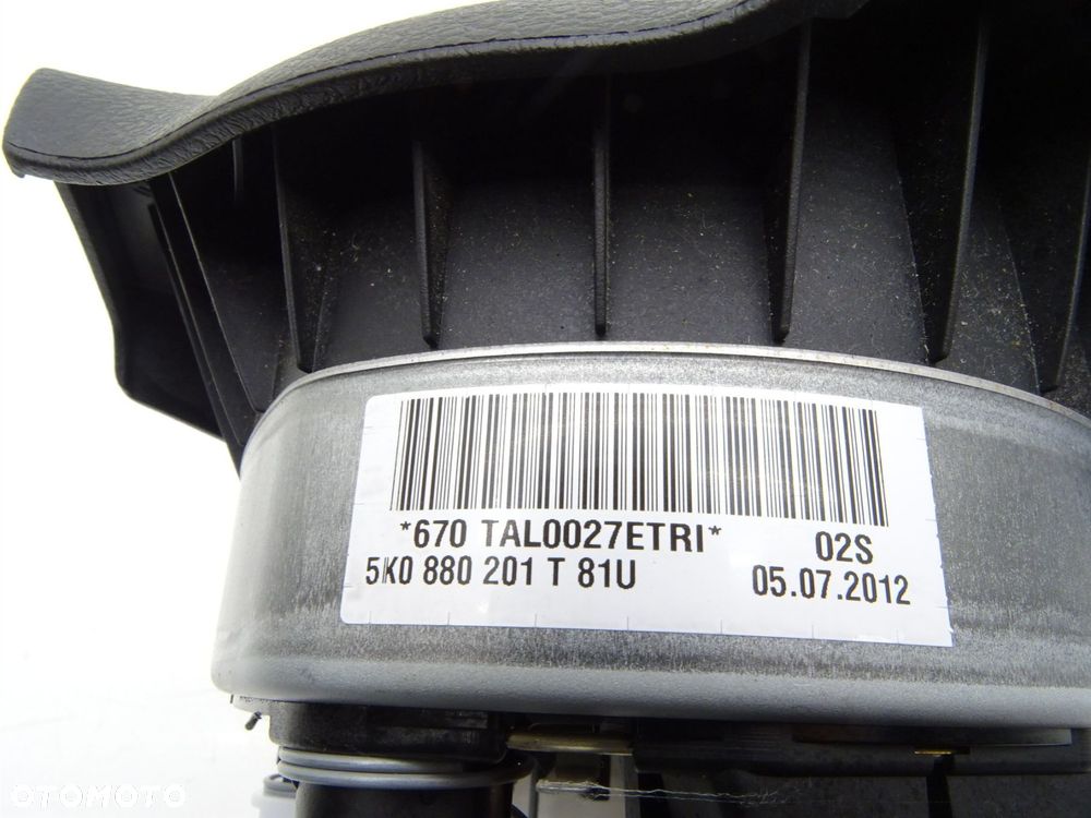 Poduszka w kierownice kierowcy airbag powietrzna 5k0880201t vw tiguan i 5n - 7