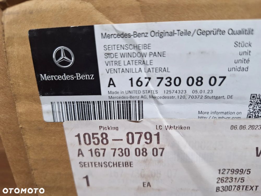 Szyba boczna prawa lewa mercedes GLS w167 - 2