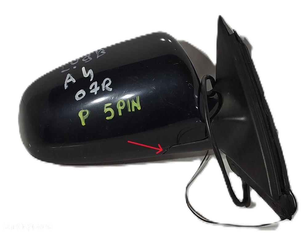 LUSTERKO PRAWE PRZEDNIE AUDI A4 B7 5 PIN LY9B - 1