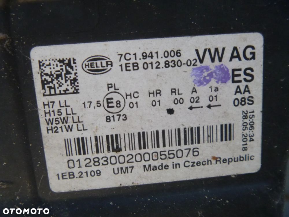 VW CRAFTER II MAN TGE LAMPA PRAWA ŁADNA ORYGINAŁ 7C1941006 EUROPA - 3