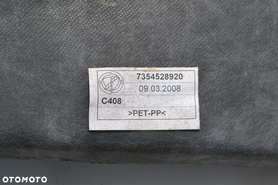 FIAT 500 TAPICERKA BOCZEK BAGAŻNIKA PRAWY 7354528920 - 2