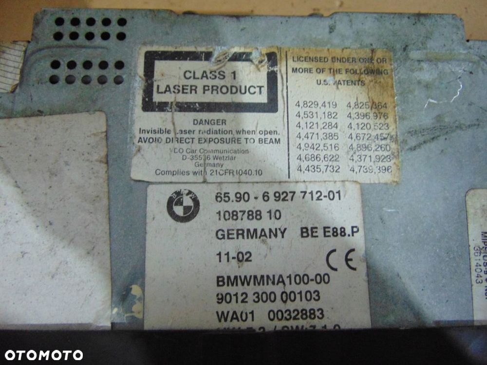 CZYTNIK NAPĘD NAWIGACJI BMW E65 E66 6927712 - 2