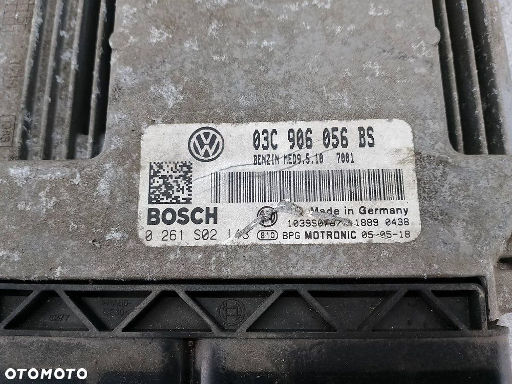 KOMPUTER, STEROWNIK SKODA OCTAVIA II 03C906056BS 0261S02143  1.6 FSI - 2