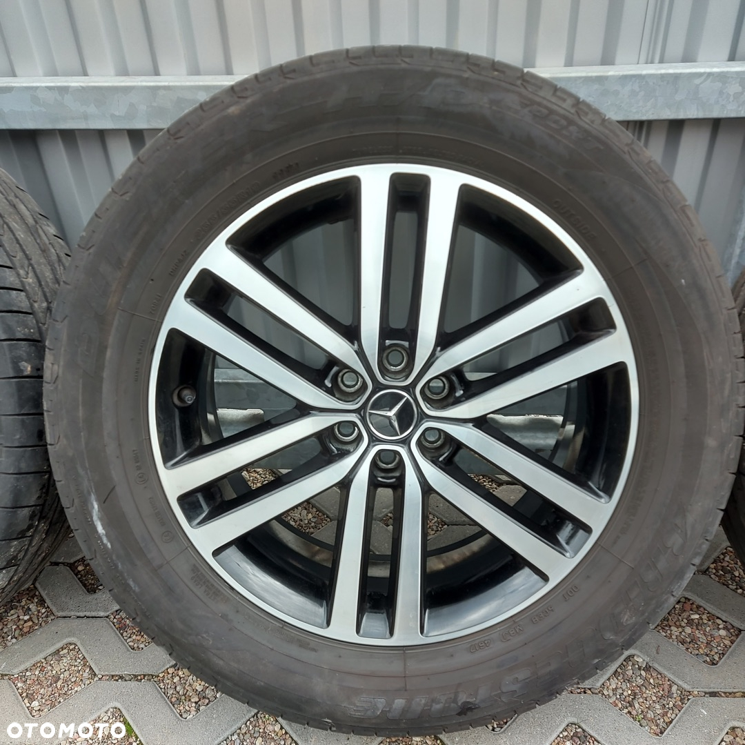KOLA OPONY FELGI 19 KOMPLET MERCEDES X W470 LETNIE ORYGINAL DEMONTAZ 6X114,3 ET50 N84901 - 6