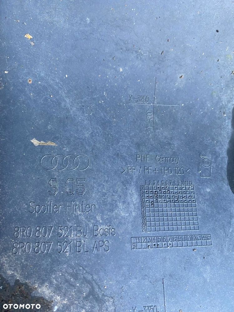 ZDERZAK TYŁ AUDI Q5 8R0 LIFT SQ5 8R0807511D - 9