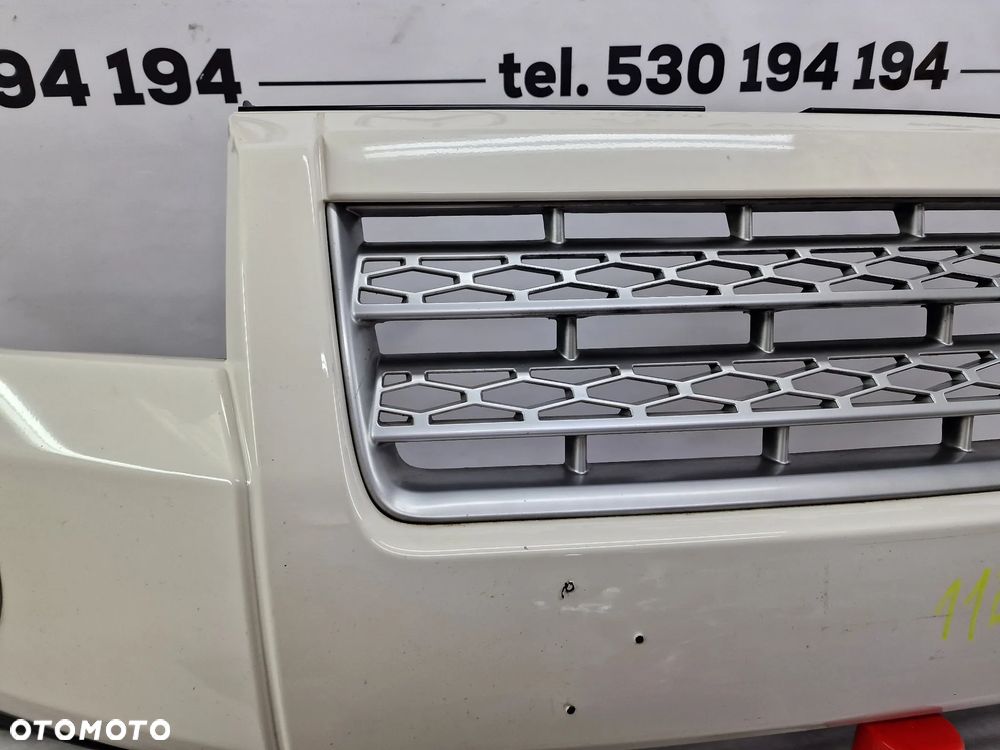 LAND ROVER FREELANDER II 2 07- ŁADNY ZDERZAK PRZEDNI PRZÓD + GRILL + KRATKA , KOLOR BIAŁO - KREMOWY , NR 6H52-17D957-A , NR AUKCJI NZ1123 - 9