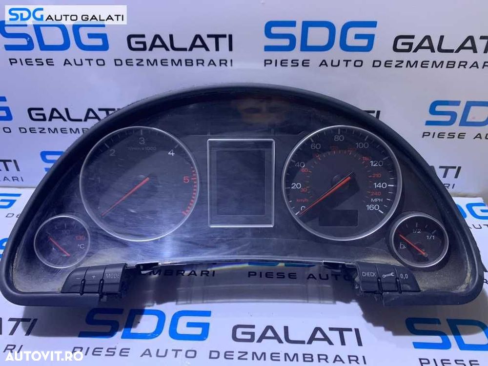 Ceas Ceasuri Bord cu Maxidot Audi A4 B6 2001 - 2005 Cod 8E0920950J 8E0920950JX 0263626037 - 1