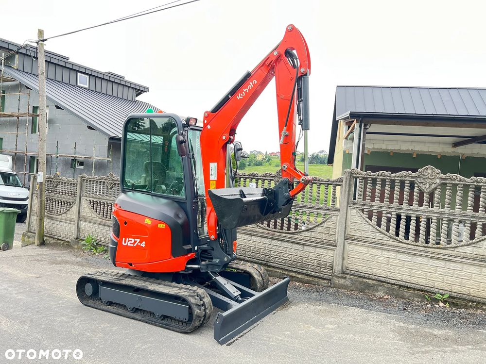Kubota U27-4 * MiniKoparka Kubota U27 * Zerowy Obrys * 3 Tony * Stan Bardzo Dobry * - 8