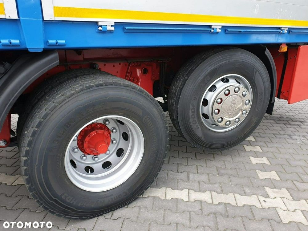 Scania R 400 LB 6x2 HDS Budowlanka Widły Oś Skrętna Super Stan - 9